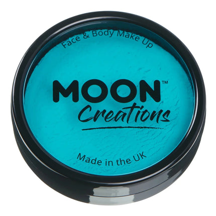 Moon Creations Pro Face Paint Cake Pots Turquoise 36g van Moon Creations koop je bij Partywinkel