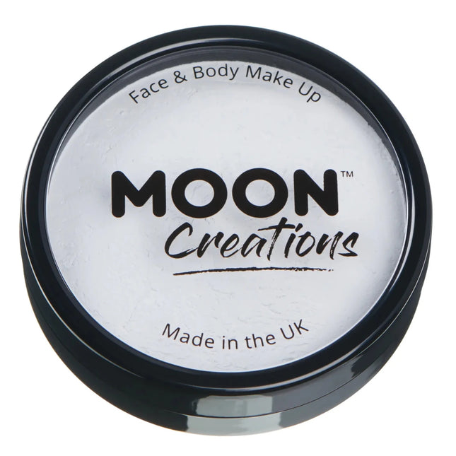 Moon Creations Pro Face Paint Cake Pots White 36g van Moon Creations koop je bij Partywinkel