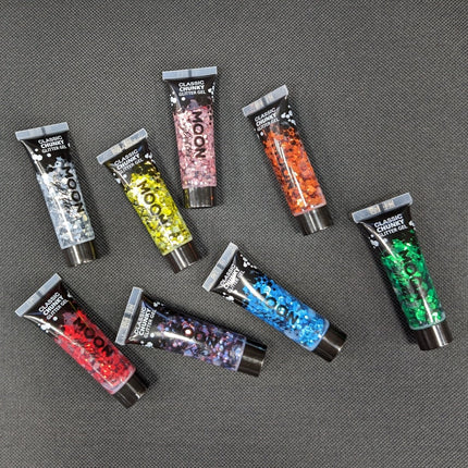 Moon Glitter Classic Chunky Glitter Gel Lavender 12ml van Moon Creations koop je bij Partywinkel