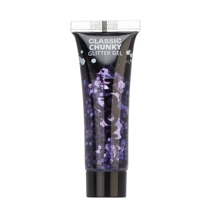 Moon Glitter Classic Chunky Glitter Gel Lavender 12ml van Moon Creations koop je bij Partywinkel