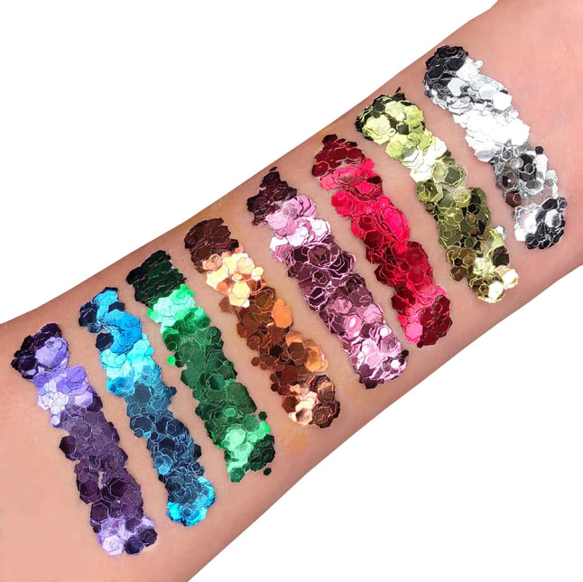 Moon Glitter Classic Chunky Glitter Green 3g van Moon Creations koop je bij Partywinkel
