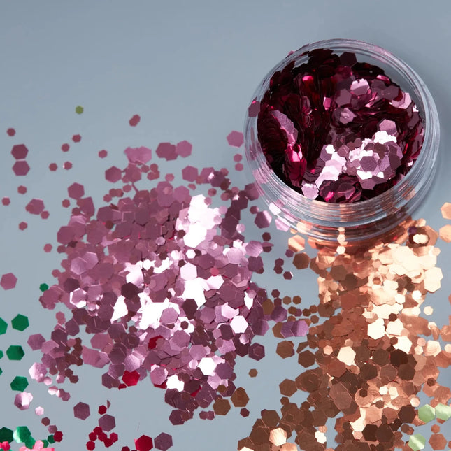 Moon Glitter Classic Chunky Glitter Pink 3g van Moon Creations koop je bij Partywinkel