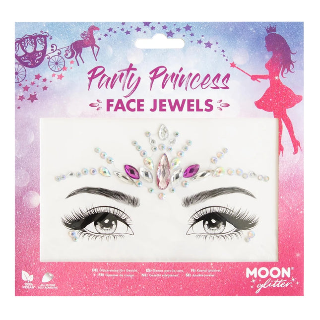 Moon Glitter Face Jewels Party Princess van Moon Creations koop je bij Partywinkel