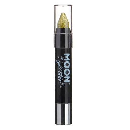Moon Glitter Holographic Body Crayons Gold 3.2g van Moon Creations koop je bij Partywinkel