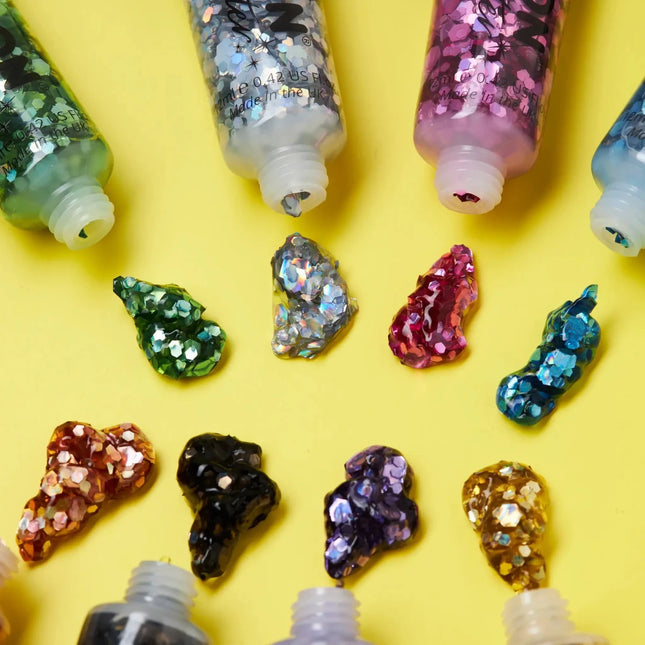 Moon Glitter Holographic Chunky Glitter Gel Gold 12ml van Moon Creations koop je bij Partywinkel