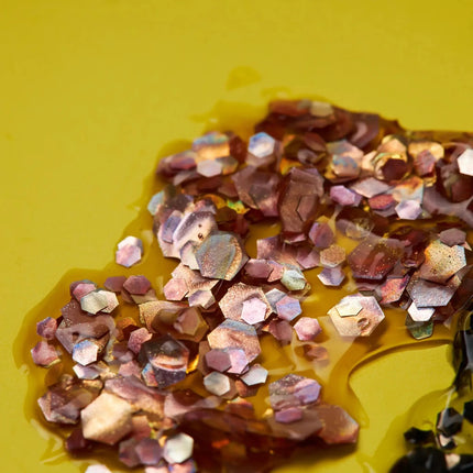 Moon Glitter Holographic Chunky Glitter Gel Rose Gold 12ml van Moon Creations koop je bij Partywinkel