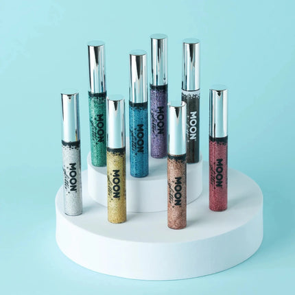 Moon Glitter Holographic Glitter Eye Liner Silver 10ml van Moon Creations koop je bij Partywinkel