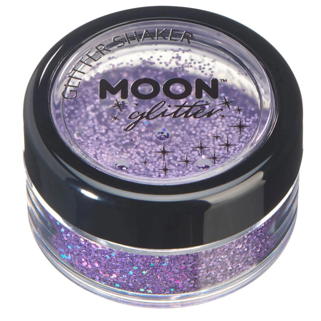 Moon Glitter Holographic Glitter Shakers Purple 5g van Moon Creations koop je bij Partywinkel