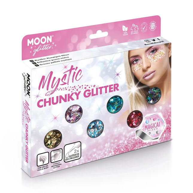 Moon Glitter Mystic Chunky Glitter Frozen 3g van Moon Creations koop je bij Partywinkel