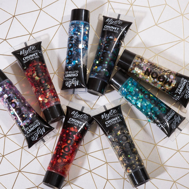 Moon Glitter Mystic Chunky Glitter Gel Luxe 12ml van Moon Creations koop je bij Partywinkel