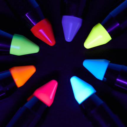 Moon Glow Intense Neon UV Body Crayons Intense Blue 3.2g van Moon Creations koop je bij Partywinkel