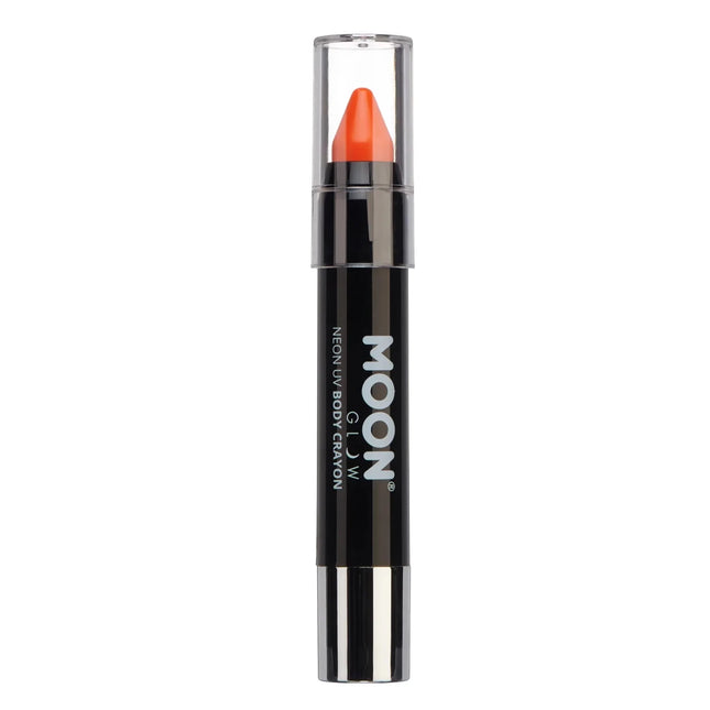 Moon Glow Intense Neon UV Body Crayons Intense Orange 3.2g van Moon Creations koop je bij Partywinkel