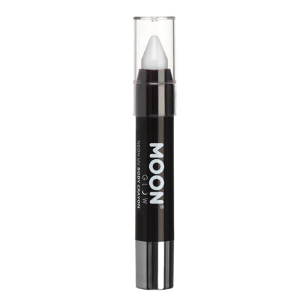 Moon Glow Intense Neon UV Body Crayons White 3.2g van Moon Creations koop je bij Partywinkel