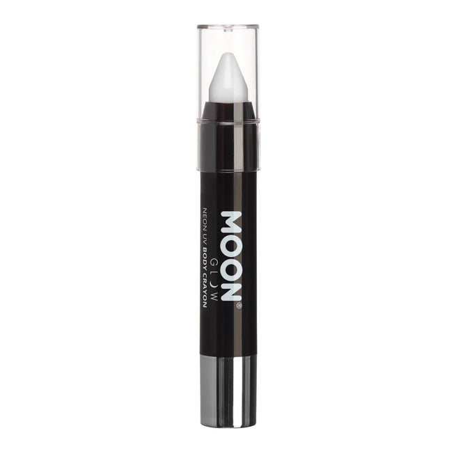 Moon Glow Intense Neon UV Body Crayons White 3.2g van Moon Creations koop je bij Partywinkel
