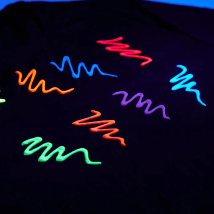 Moon Glow Neon UV Fabric Paint 125ml White 125ml van Moon Creations koop je bij Partywinkel