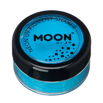 Moon Glow Neon UV Pigment Shakers Intense Blue 5g van Moon Creations koop je bij Partywinkel