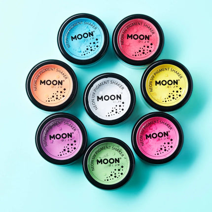 Moon Glow Neon UV Pigment Shakers Intense Purple 5g van Moon Creations koop je bij Partywinkel