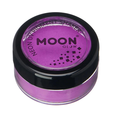 Moon Glow Neon UV Pigment Shakers Intense Purple 5g van Moon Creations koop je bij Partywinkel
