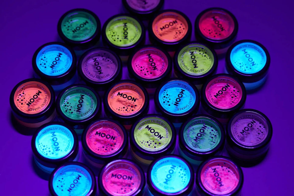 Moon Glow Neon UV Pigment Shakers Intense Red 5g van Moon Creations koop je bij Partywinkel