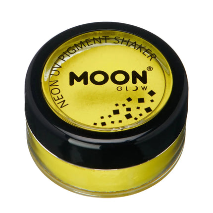Moon Glow Neon UV Pigment Shakers Intense Yellow 5g van Moon Creations koop je bij Partywinkel