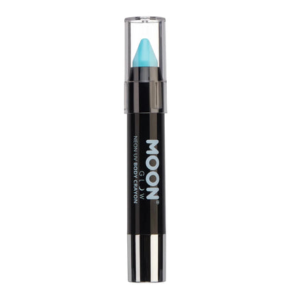 Moon Glow Pastel Neon UV Body Crayons Pastel Blue 3.2g van Moon Creations koop je bij Partywinkel