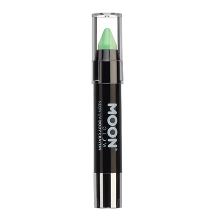 Moon Glow Pastel Neon UV Body Crayons Pastel Green 3.2g van Moon Creations koop je bij Partywinkel