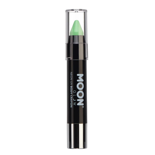 Moon Glow Pastel Neon UV Body Crayons Pastel Green 3.2g van Moon Creations koop je bij Partywinkel