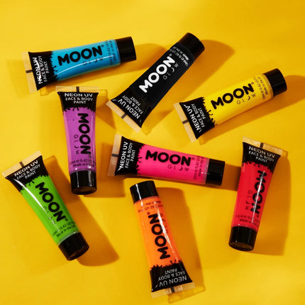 Moon Glow Pastel Neon UV Face Paint Black 12ml van Moon Creations koop je bij Partywinkel