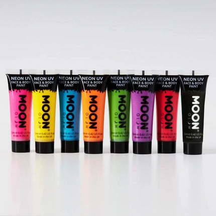 Moon Glow Pastel Neon UV Face Paint Pastel Yellow 12ml van Moon Creations koop je bij Partywinkel