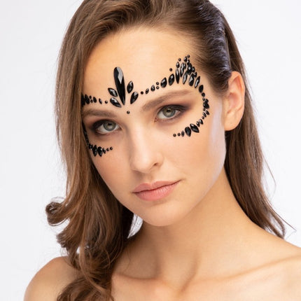 Moon Terror Halloween Face Jewels Feisty Feline van Moon Creations koop je bij Partywinkel