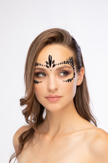 Moon Terror Halloween Face Jewels Feisty Feline van Moon Creations koop je bij Partywinkel