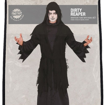 Moordenaar Halloween Kostuum Heren Zwart L van Fiestas Guirca koop je bij Partywinkel