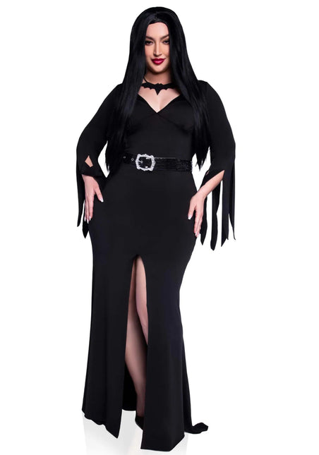 Morticia Jurk Zwart Dames Immortal Beauty Leg Avenue van Leg Avenue koop je bij Partywinkel