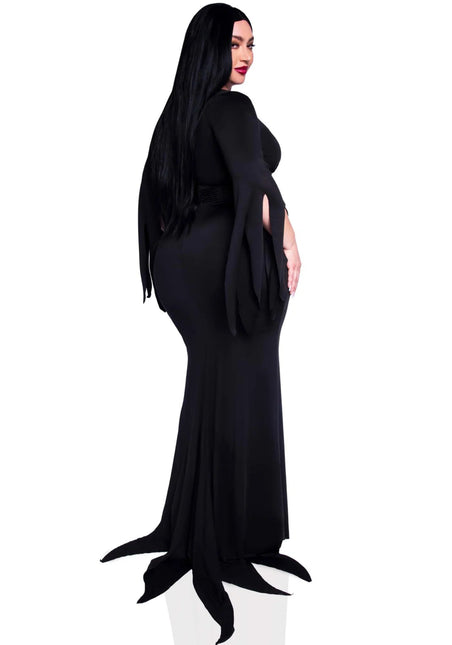 Morticia Jurk Zwart Dames Immortal Beauty Leg Avenue van Leg Avenue koop je bij Partywinkel