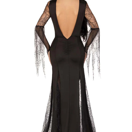 Morticia Jurk Zwart Dames Leg Avenue van Leg Avenue koop je bij Partywinkel