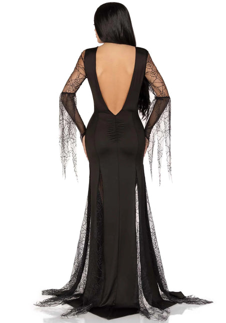 Morticia Jurk Zwart Dames Leg Avenue van Leg Avenue koop je bij Partywinkel