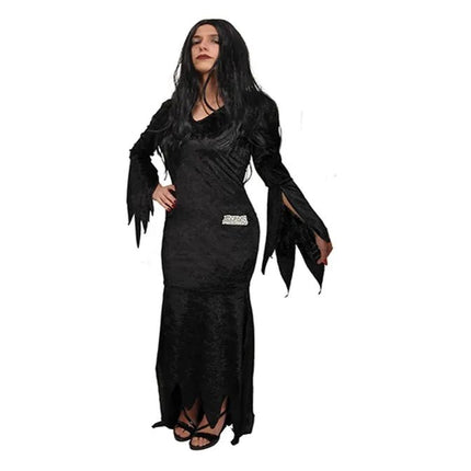 Morticia Kostuum Zwart van Ciao International koop je bij Partywinkel