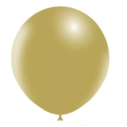 Mosterdgele Ballonnen 45cm 25st van Balloonia koop je bij Partywinkel