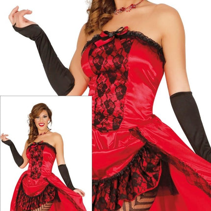Moulin Rouge Jurk Rood van Fiestas Guirca koop je bij Partywinkel