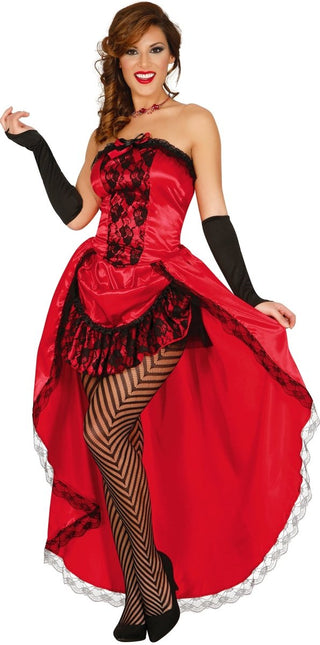 Moulin Rouge Jurk Rood van Fiestas Guirca koop je bij Partywinkel