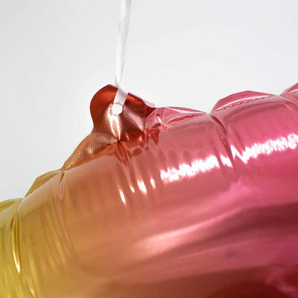 1-Year-Old Number Balloon, Rainbow, Empty, 85 cm