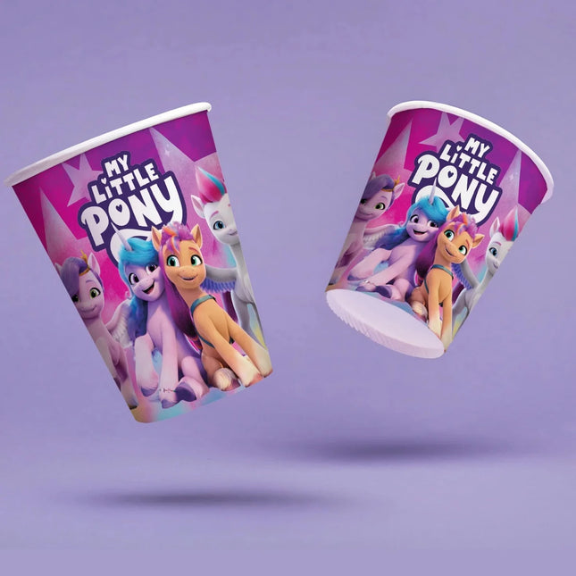 My Little Pony Bekers Paars 250ml 8st van VDV Benefit koop je bij Partywinkel