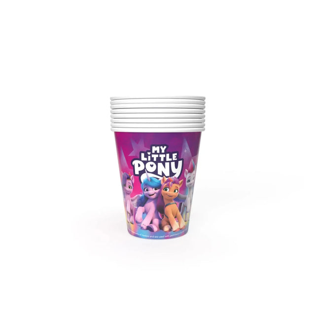 My Little Pony Bekers Paars 250ml 8st van VDV Benefit koop je bij Partywinkel