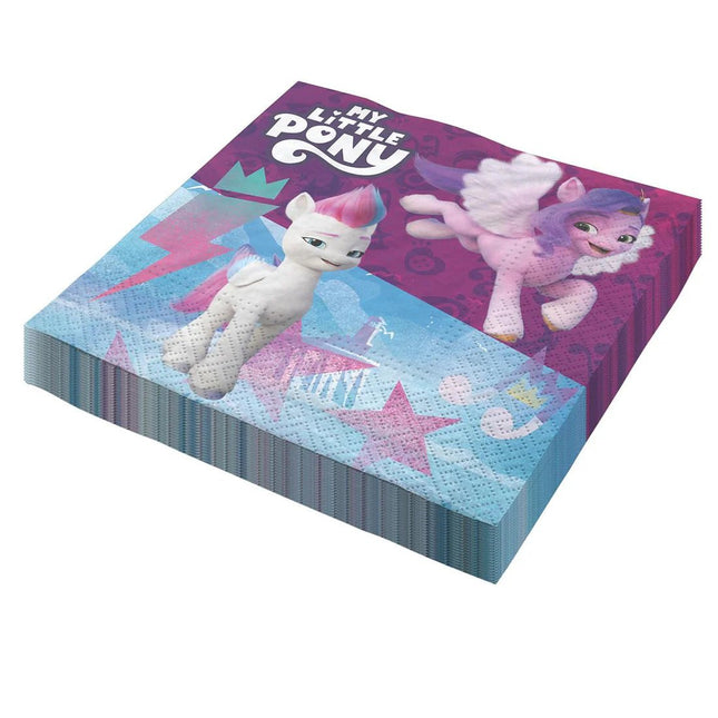 My Little Pony Servetten 33cm 20st van VDV Benefit koop je bij Partywinkel