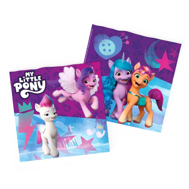 My Little Pony Servetten 33cm 20st van VDV Benefit koop je bij Partywinkel