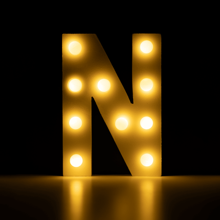 N Licht Letter 16,5cm van Paper Dreams koop je bij Partywinkel
