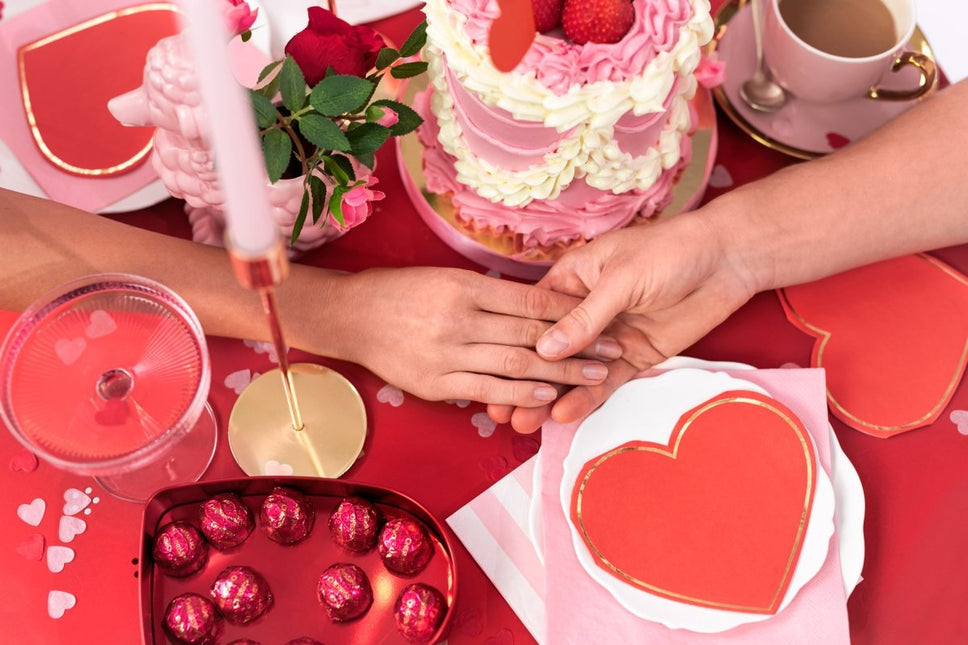 Hart Servetten 12,5cm 20st van Partydeco koop je bij Partywinkel