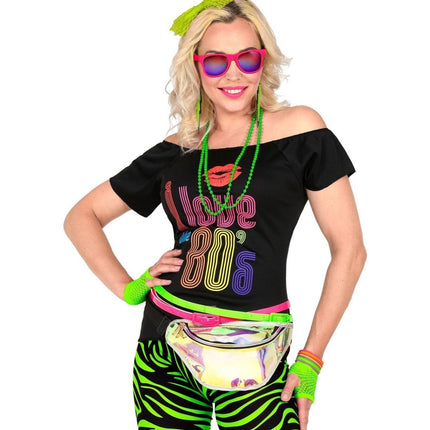 Neon 80S Accessoireset Groen 5 delig van Widmann koop je bij Partywinkel