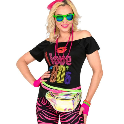 Neon 80S Accessoireset Roze 5 delig van Widmann koop je bij Partywinkel
