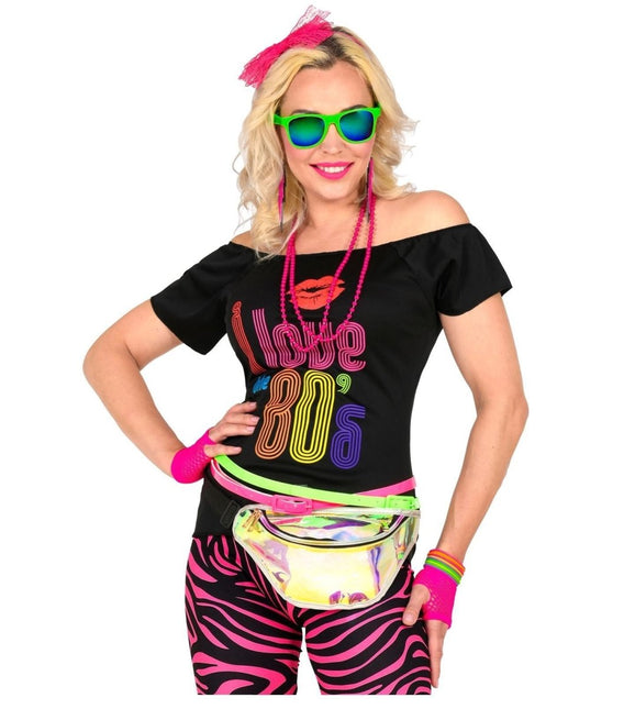 Neon 80S Accessoireset Roze 5 delig van Widmann koop je bij Partywinkel
